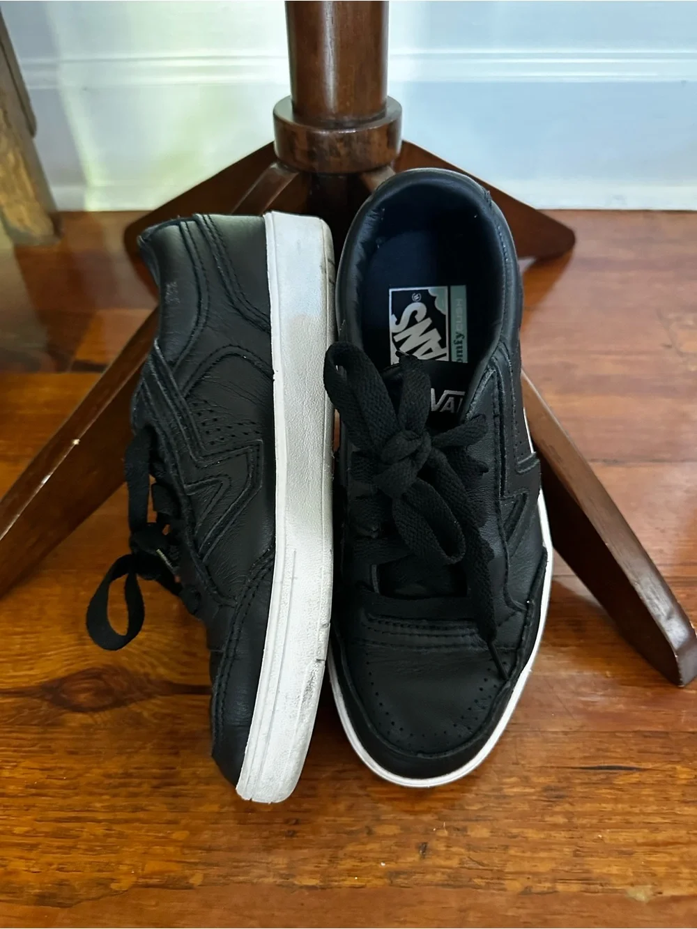 Vans all black
